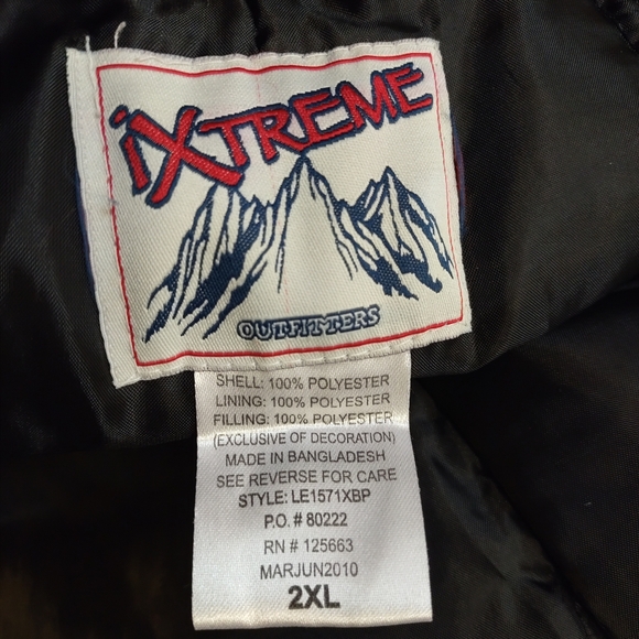 Ixtreme Outfitters Mens Size 2XL Black Snow BIB SKI PANTS Insulated Winter Pant - Picture 6 of 6
